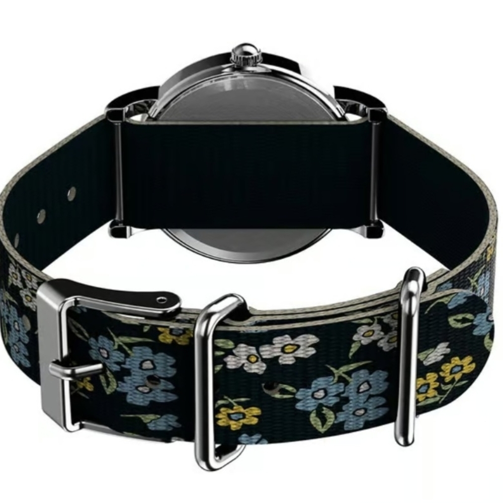 Timex® Weekender Fabric Strap Watch -Floral- T2P370JT, NEW IN BOX!! - Picture 5 of 10